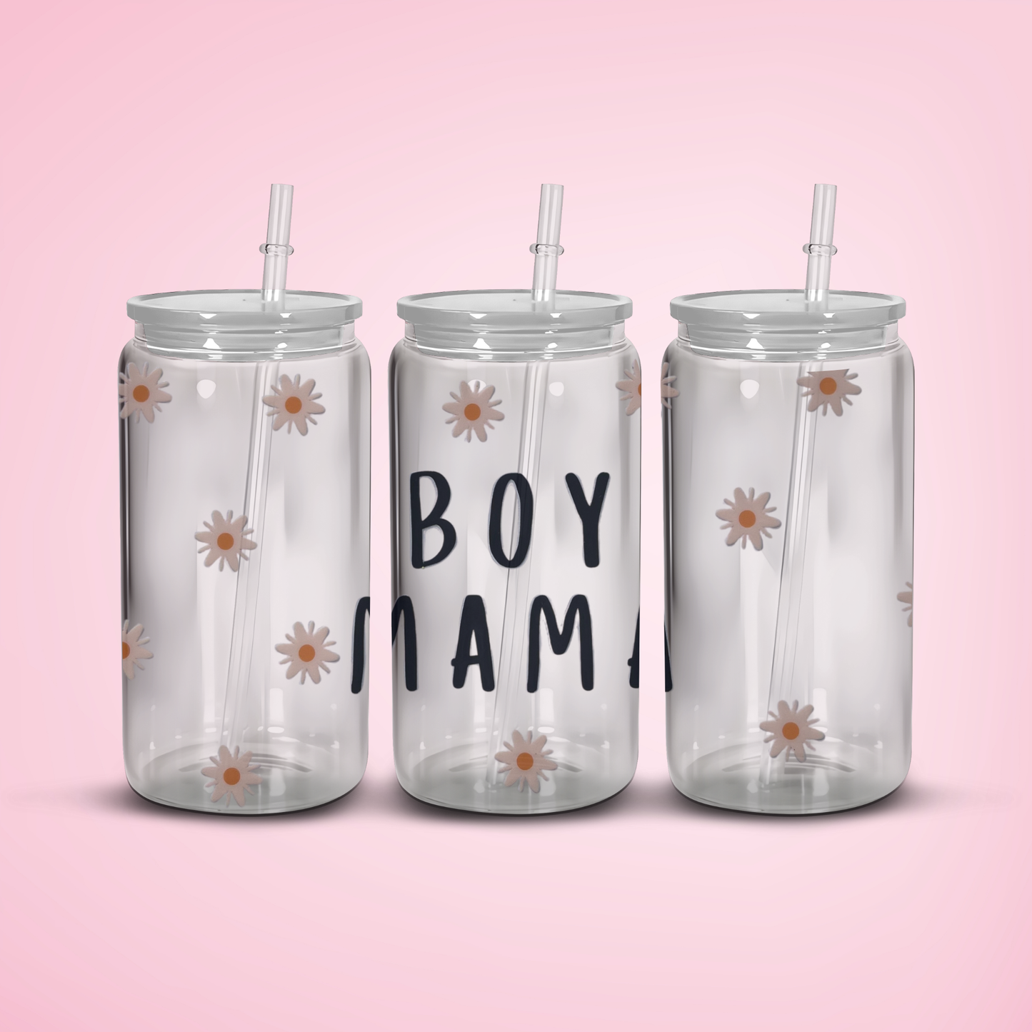 Boy Mama Custom Pre-Made Snowglobe Tumbler