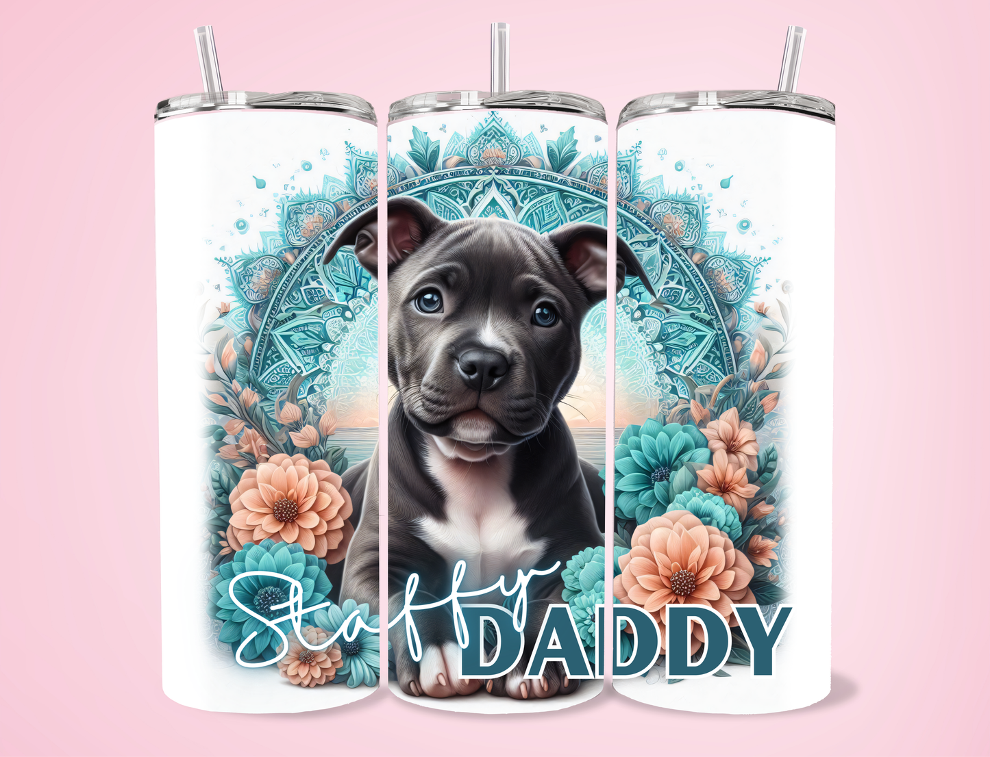 Staffy Daddy 20oz Sublimation Tumbler