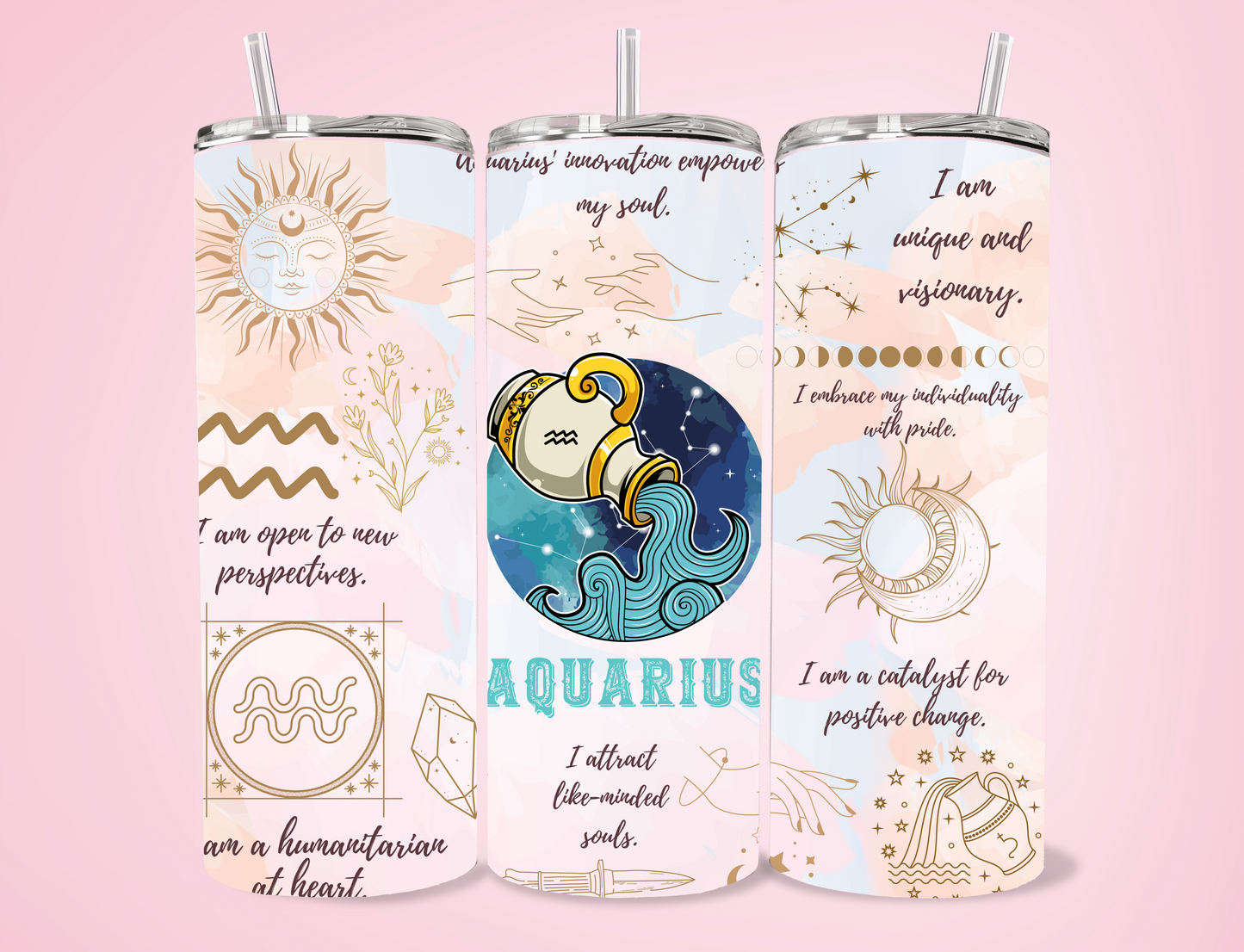 Aquarius 20oz Sublimation Tumbler
