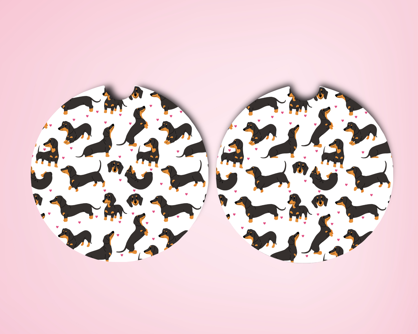 Dachshund Car Coasters
