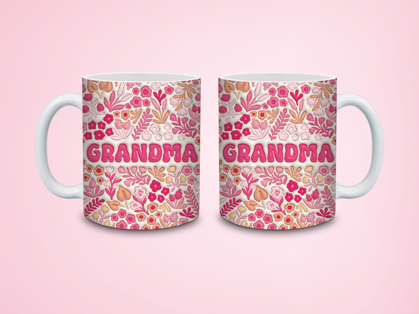 Pink Grandma Sublimation Mug
