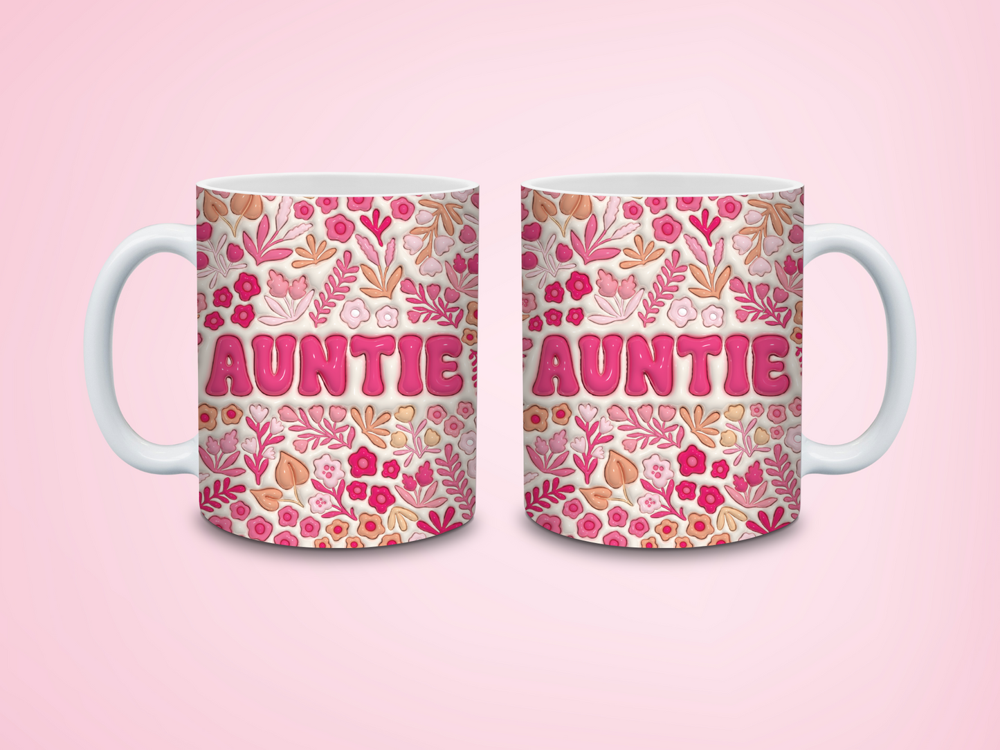 Pink Auntie Sublimation Mug
