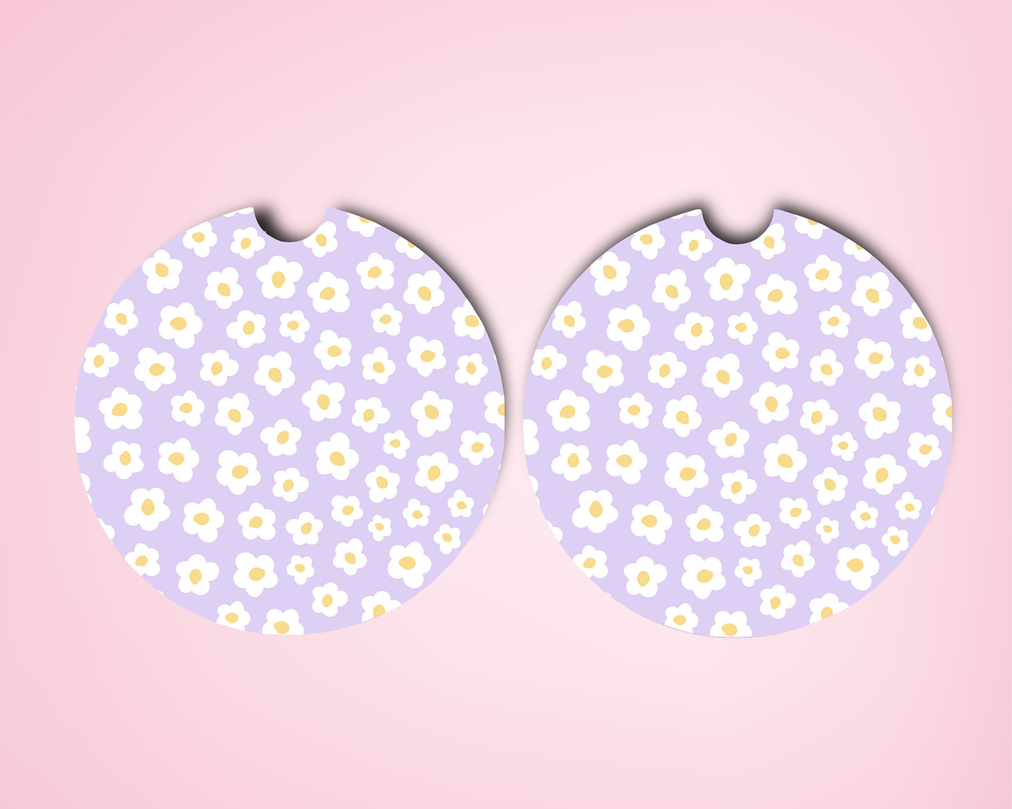 Daisy Car Coasters