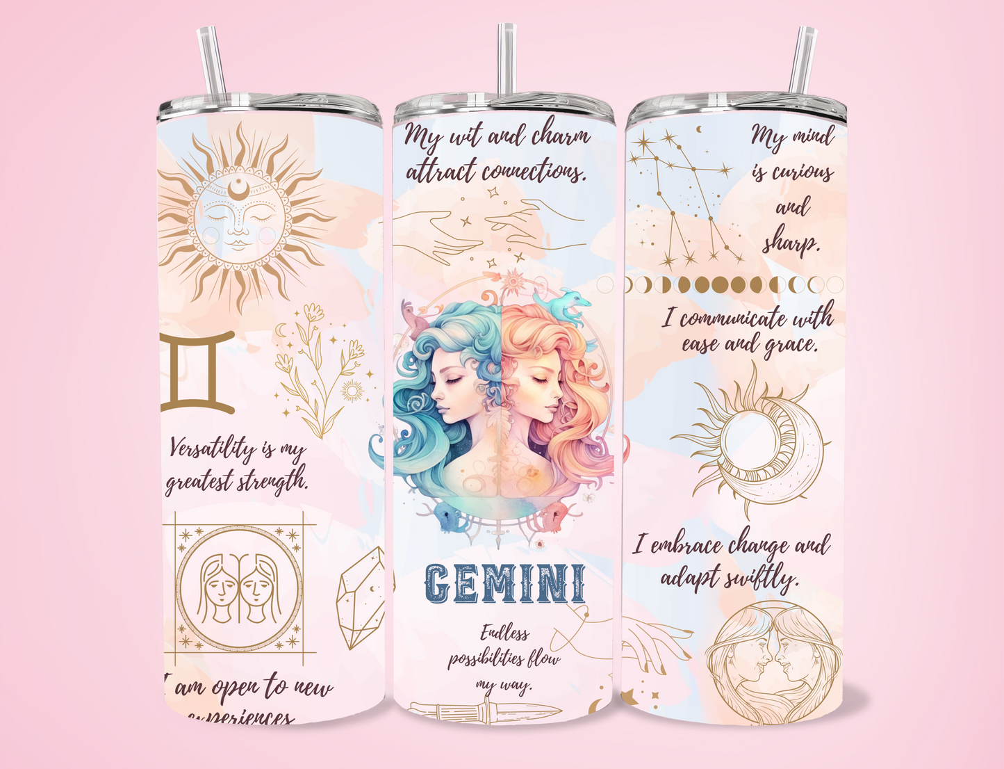Gemini 20oz Sublimation Tumbler