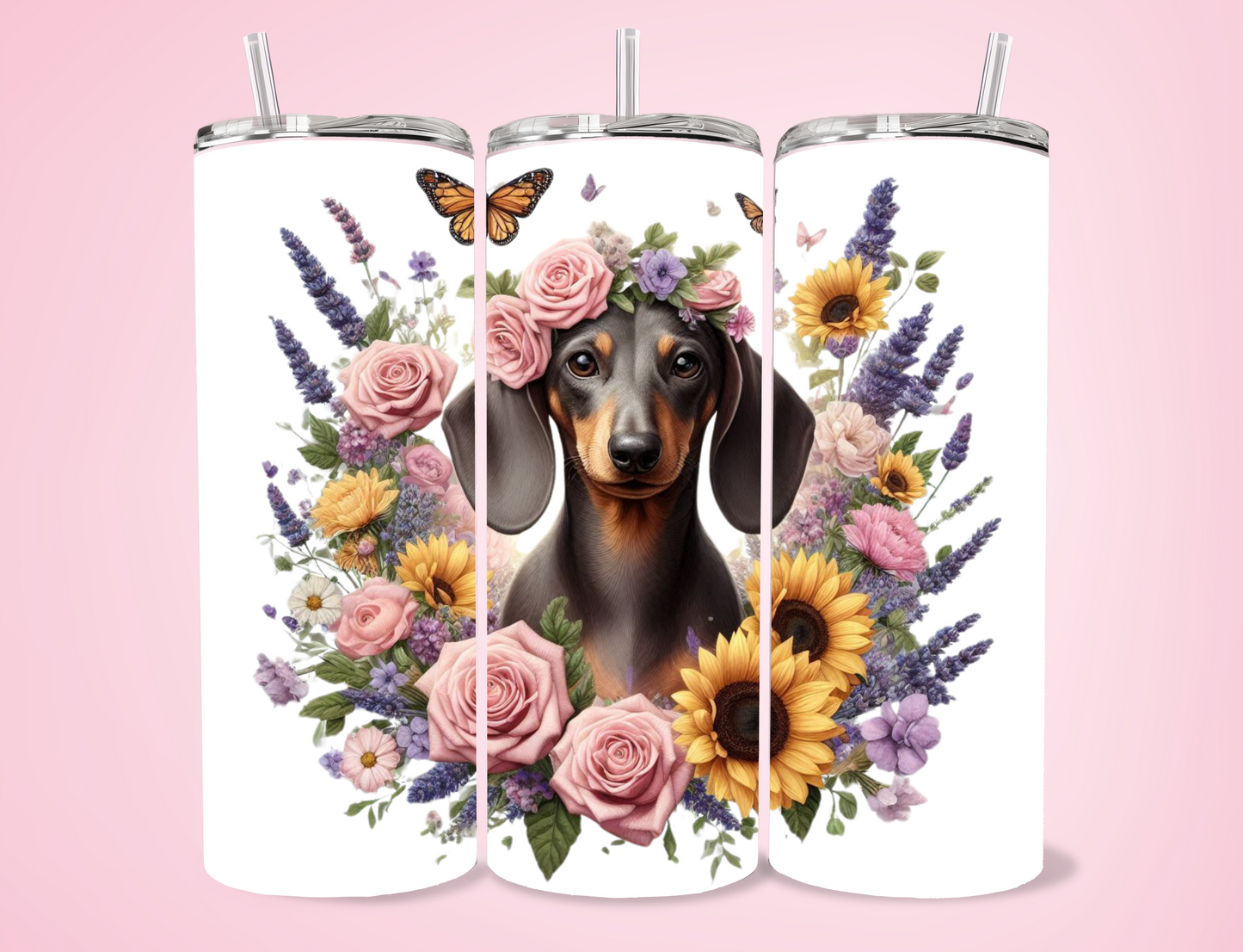 Muffin - Dachshund 20oz Sublimation Tumbler