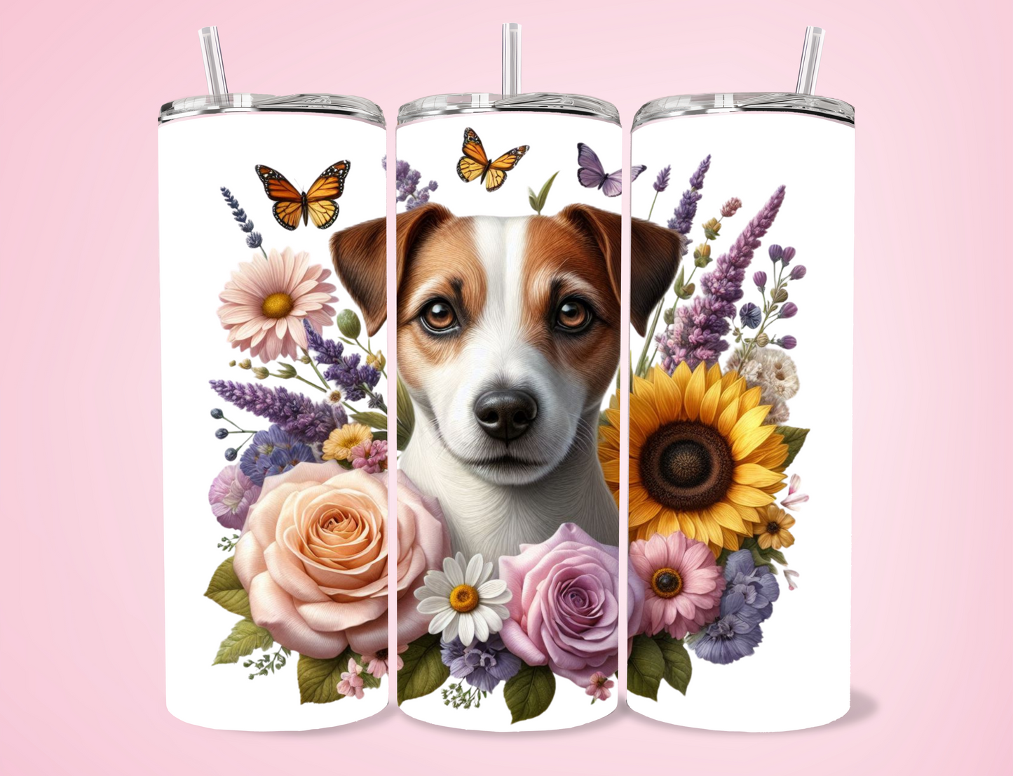 Jimmy - Jack Russell Terrier 20oz Sublimation Tumbler