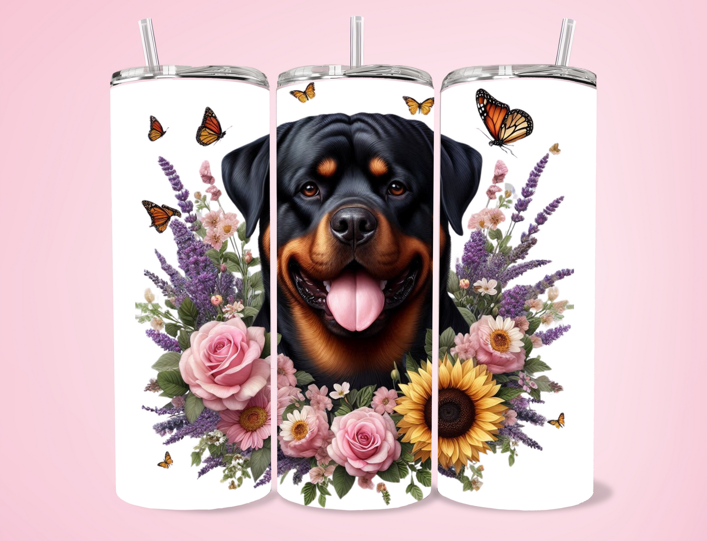Princess - Rottweiler 20oz Sublimation Tumbler