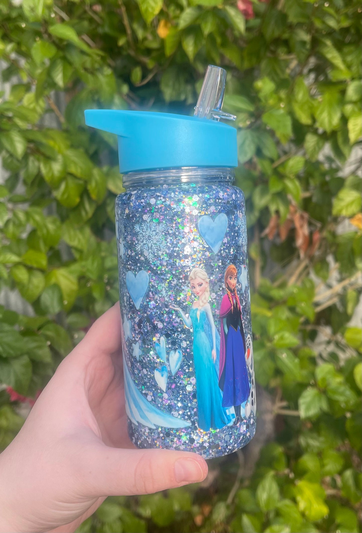 Frozen Kids Snowglobe Drink Bottle