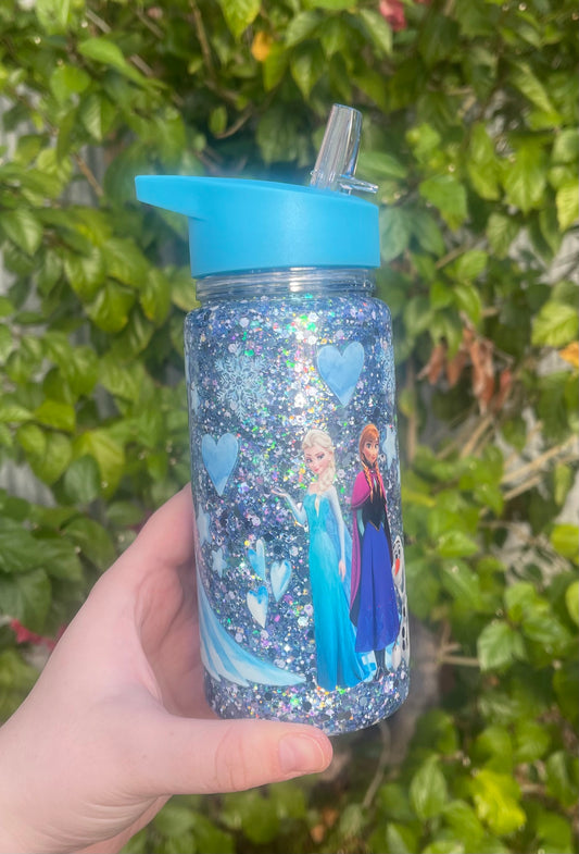 Frozen Kids Snowglobe Drink Bottle