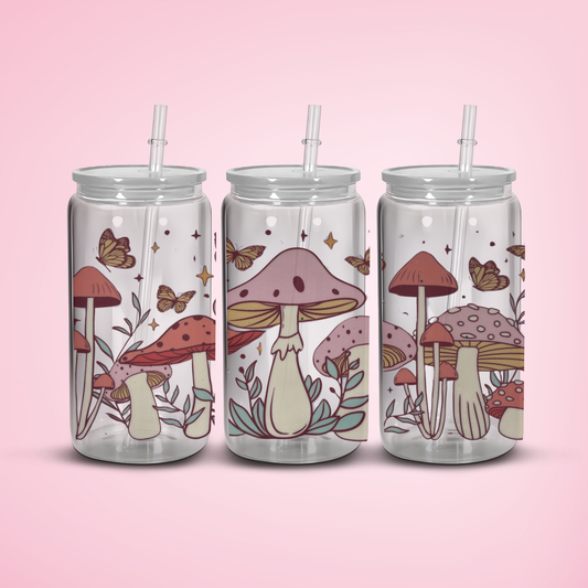 Mushroom #1 Custom Snowglobe Tumbler