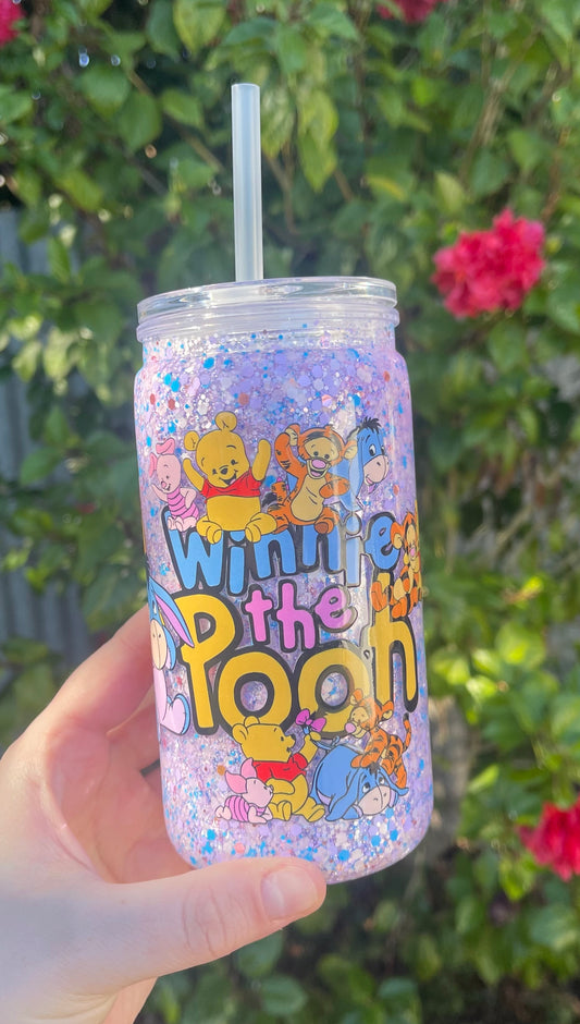 Winnie Pre Made Snowglobe Tumbler