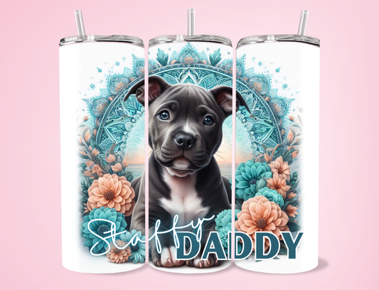 Staffy Daddy 20oz Sublimation Tumbler