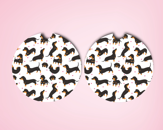 Dachshund Car Coasters