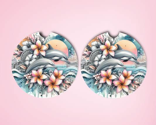 Dolphin Car Coasters