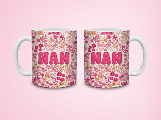Pink Nan Sublimation Mug