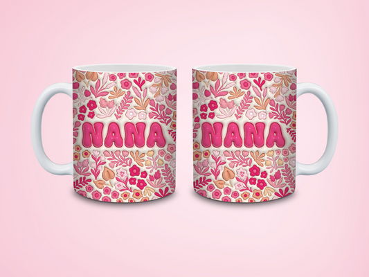Pink Nana Sublimation Mug