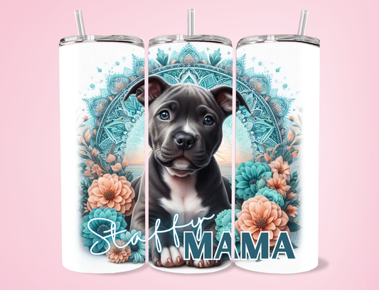 Staffy Mama 20oz Sublimation Tumbler