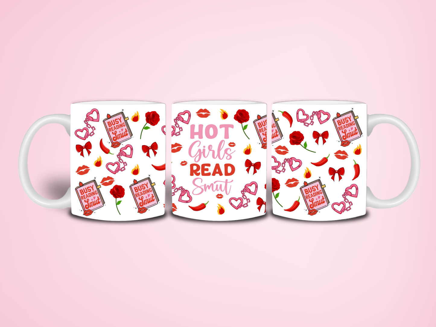 Hot Girls Read Smut Sublimation Mug