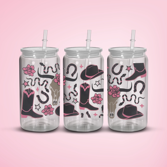 Howdy #4 Custom Snowglobe Tumbler