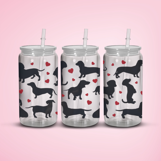Dachshund #1 Custom Snowglobe Tumbler