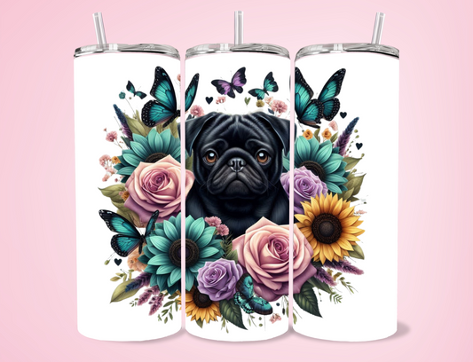 Rue - Pug 20oz Sublimation Tumbler