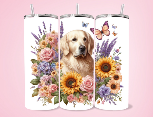 Sugar - Golden Retriever 20oz Sublimation Tumbler