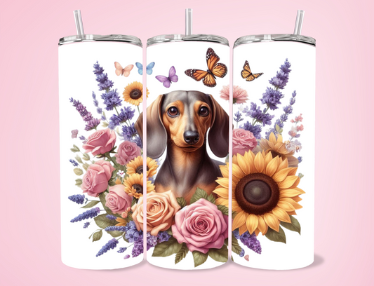 Mabel - Dachshund 20oz Sublimation Tumbler
