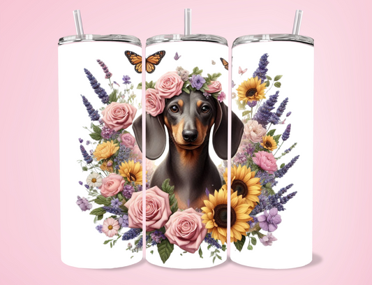 Muffin - Dachshund 20oz Sublimation Tumbler