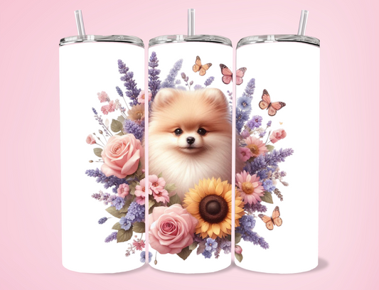 Vivian - Pomeranian 20oz Sublimation Tumbler