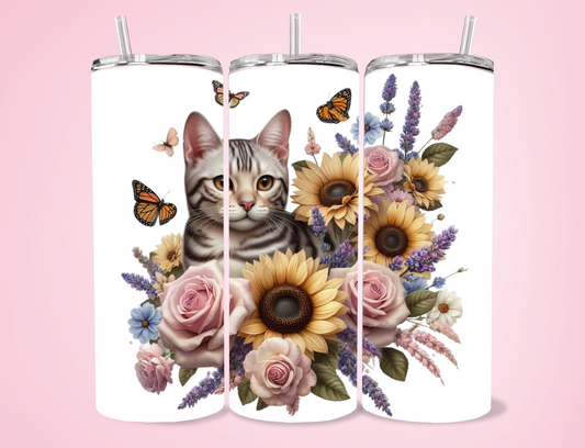 Cinder - Bengal Cat 20oz Sublimation Tumbler