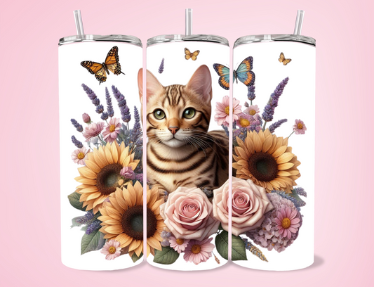 Leo - Bengal Cat 20oz Sublimation Tumbler